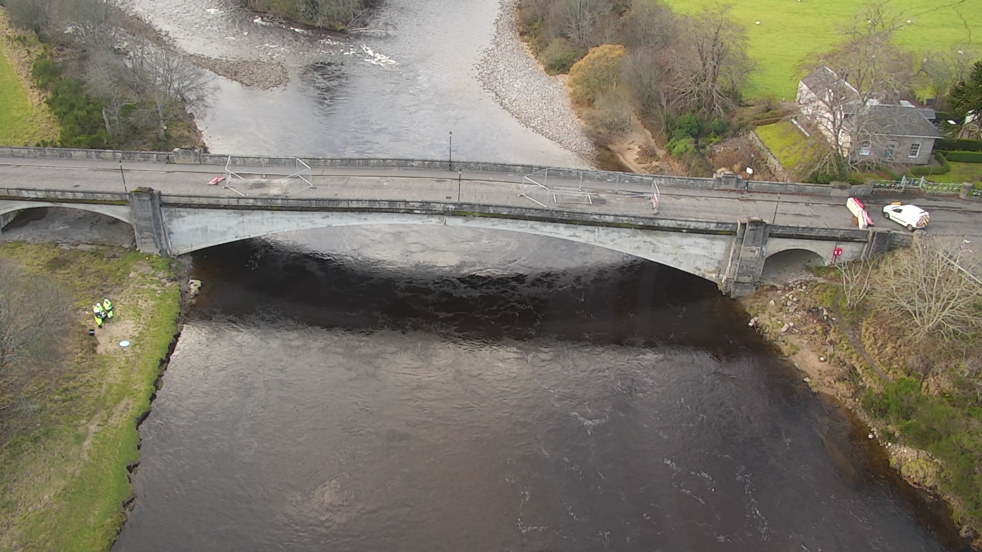 A picture of Aboyne Bridge across the River Dee