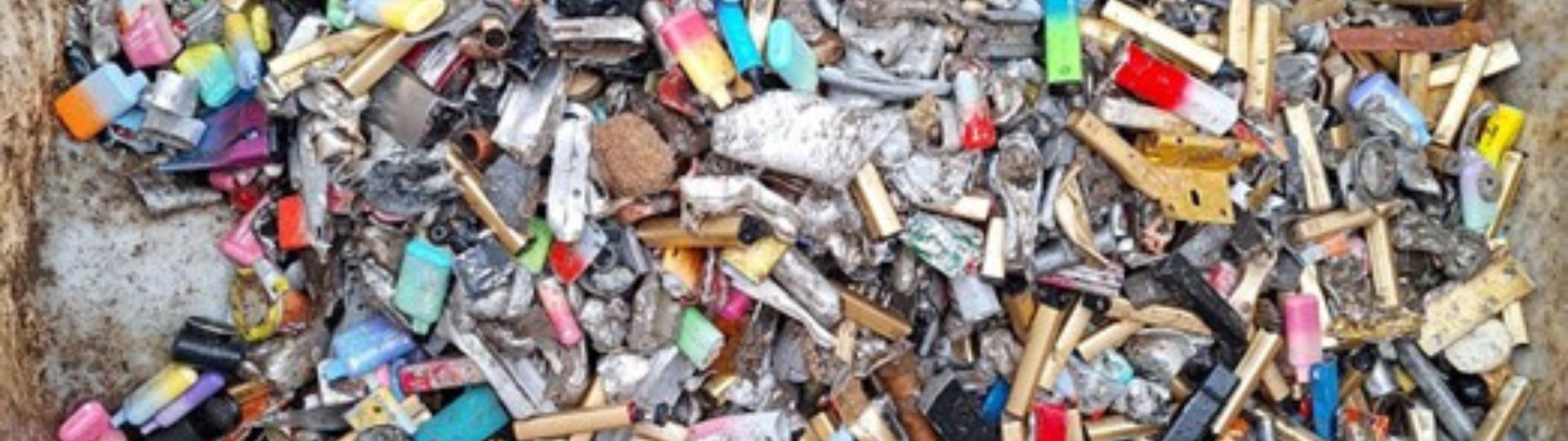 Pile of vapes reclaimed from Aberdeenshire sweepings